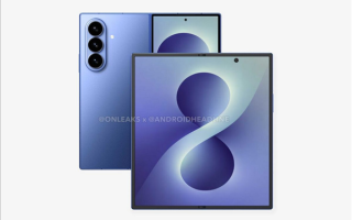 三星最强折叠屏！Galaxy Z Fold8外观偷跑：4.5mm机身塞进5000mAh电池