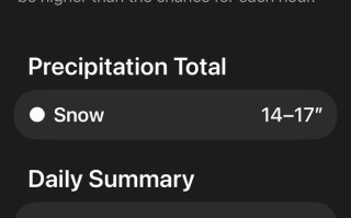 美国冬季风暴将至，苹果iPhone“天气”因预测不准而备受质疑