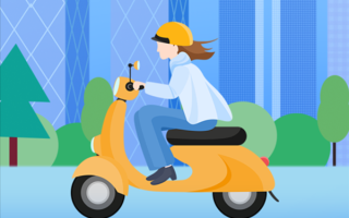 骑车玩手机摔成植物人：路政判赔100余万元