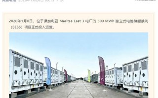 比亚迪储能保加利亚项目正式投入运营