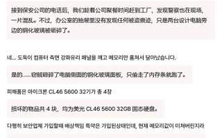 全球内存危机缩影，窃贼击碎机箱只偷内存