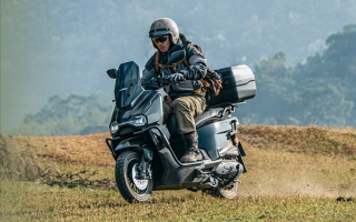 撞脸台铃电动车 五羊本田HRD125水冷踏板预售：1.298万起