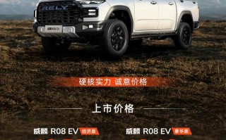 奇瑞首款纯电皮卡威麟R08 EV上市：非承载式车身结构，12.78万起