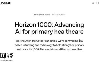 OpenAI与盖茨基金会将向非洲投资5000万美元，利用AI改善医疗体系