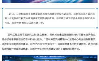 三峡枢纽北斗高精度监测系统投入试运行