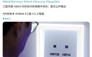 三星 HBM4 内存首秀：逻辑芯片良率达 90%、引脚速度 11 Gbps