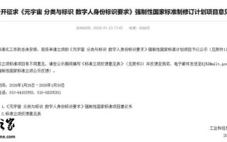 工信部拟制定标准规范数字人身份标识，实现“一人一码”